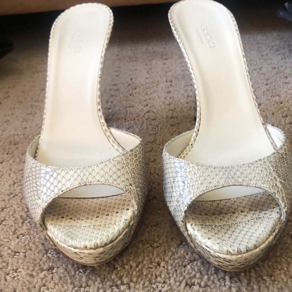 Snake Skin Heels